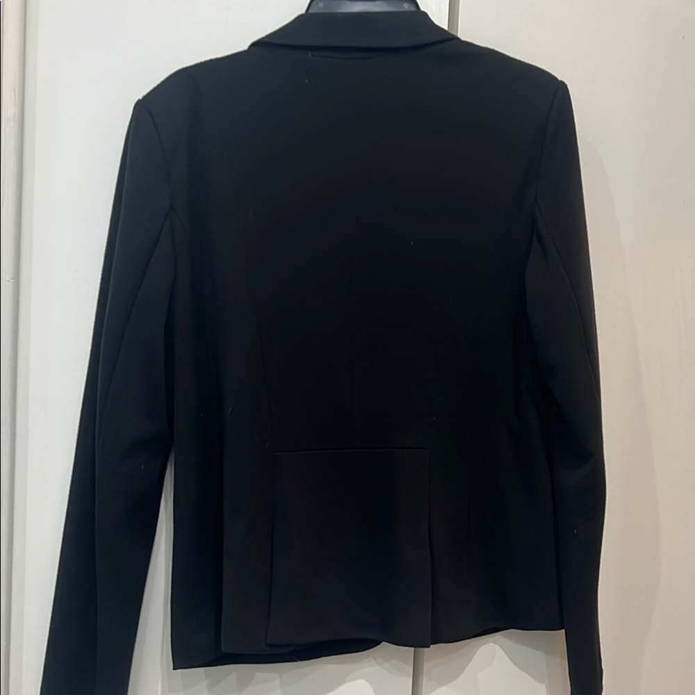 Notations Black Blazer Tailored Fit Classic Style - Picture 3 of 3